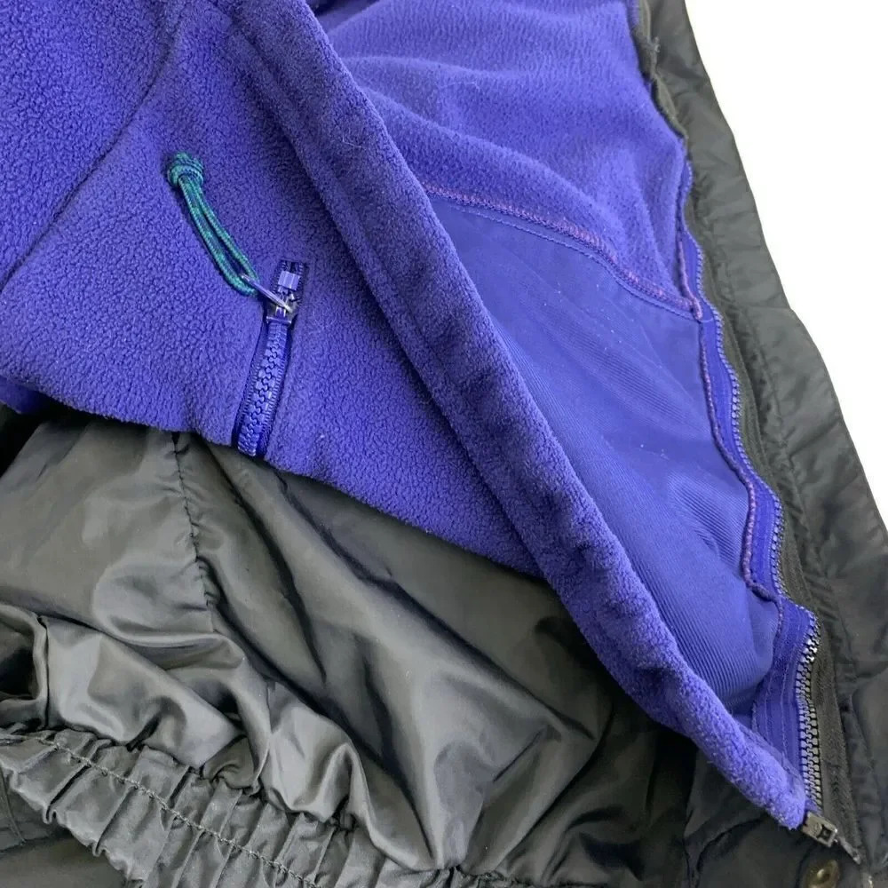 BOGO Columbia Bugaboo Jacket Vintage Interchange Black Purple 3 - 1 Womens Large